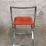 Lot de 6 chaises pliables par Mercello Cuneo pour Mobel Italia, 1970