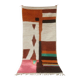 Beni Ourain Berber rug, handwoven in traditional style, size 100 x 200 cm.
