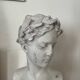 Buste antique en bois