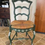 Provençal straw chair from the 18th century.