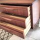 Scandinavian enfilade design in teak from the late 1960s.