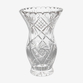 Crystal vase, Poland, 1970s