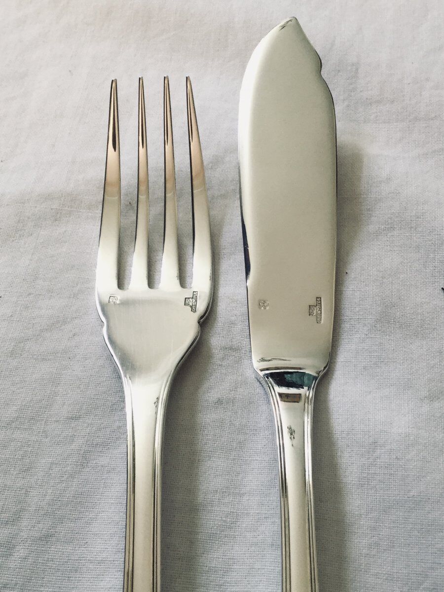 24 cutlery at poisson christofle boréal