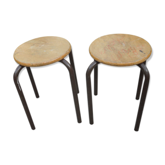 Pair of stools mullca