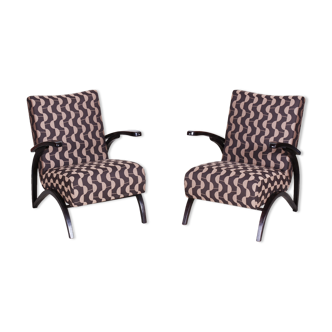 Art Deco armchairs designed by Halabala and made by Up Závody 1930