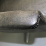 Sedia Swivel Highback Chair with matching ottoman by Horst Brüning for Cor, 1960s – Grey Leather