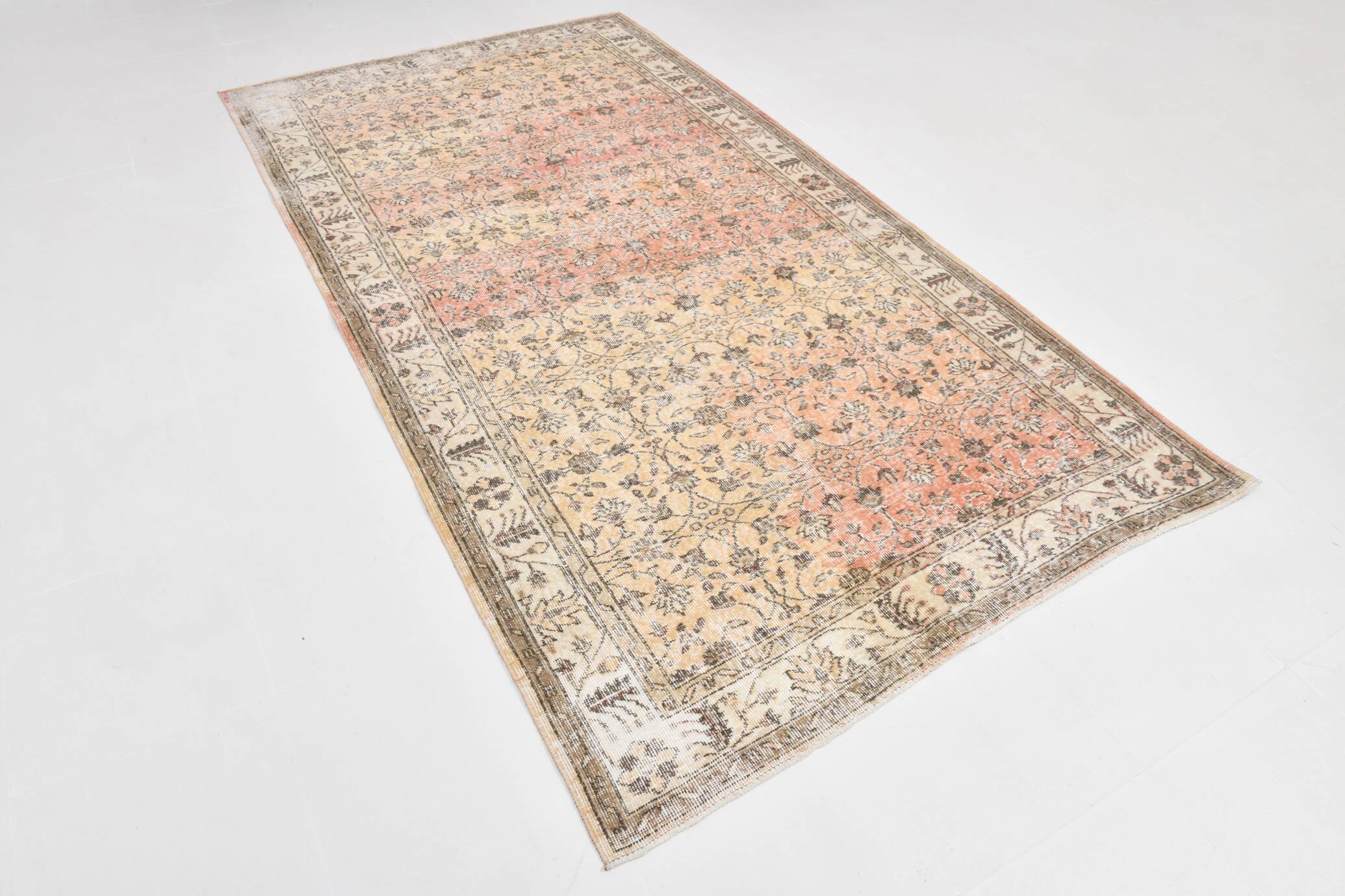 5x10 Geometric Tribal Motifs Vintage Pattern Rug, 159x290Cm