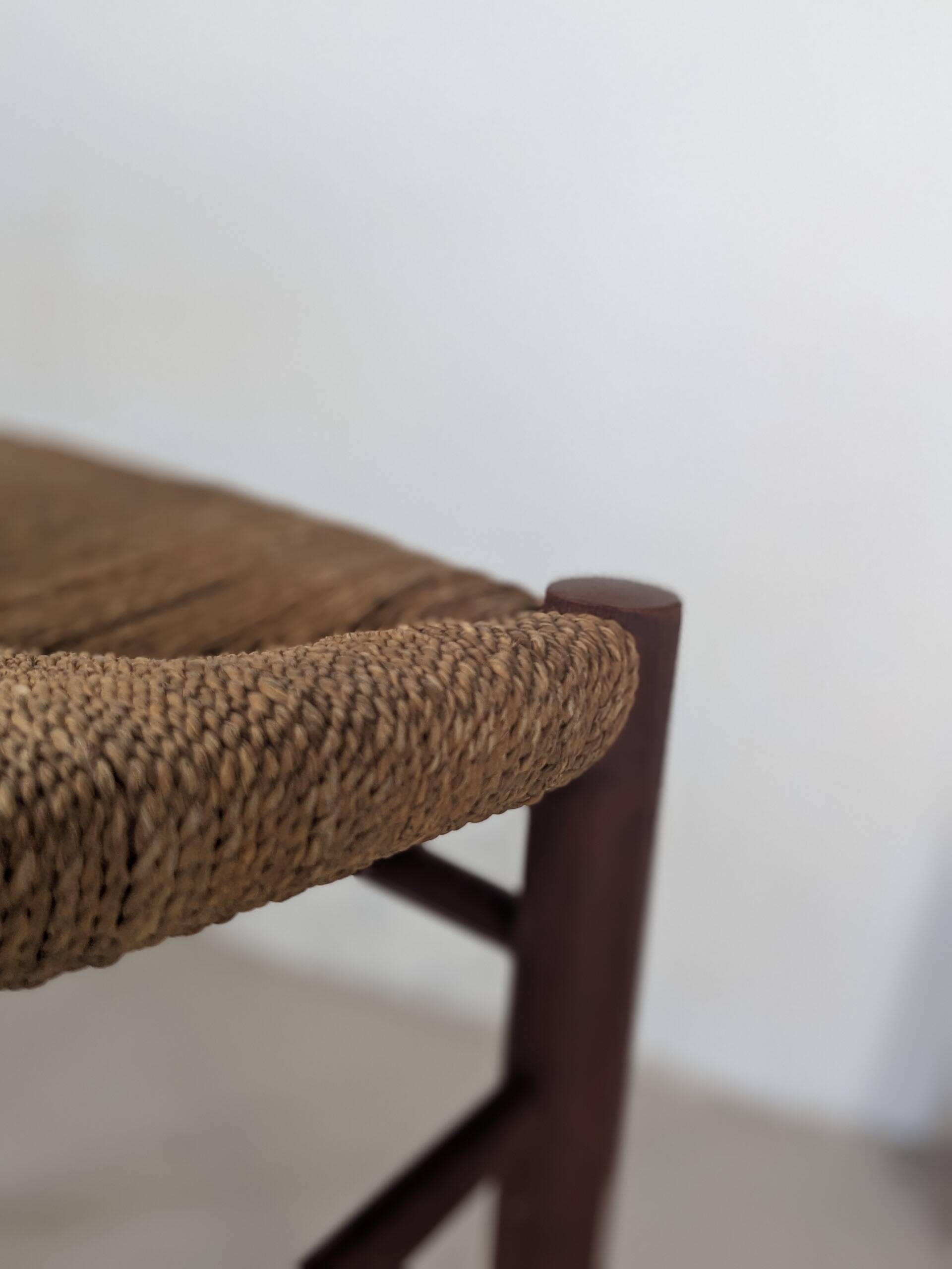 Teak and rope chair by Peter Hvidt and Orla Molgaard