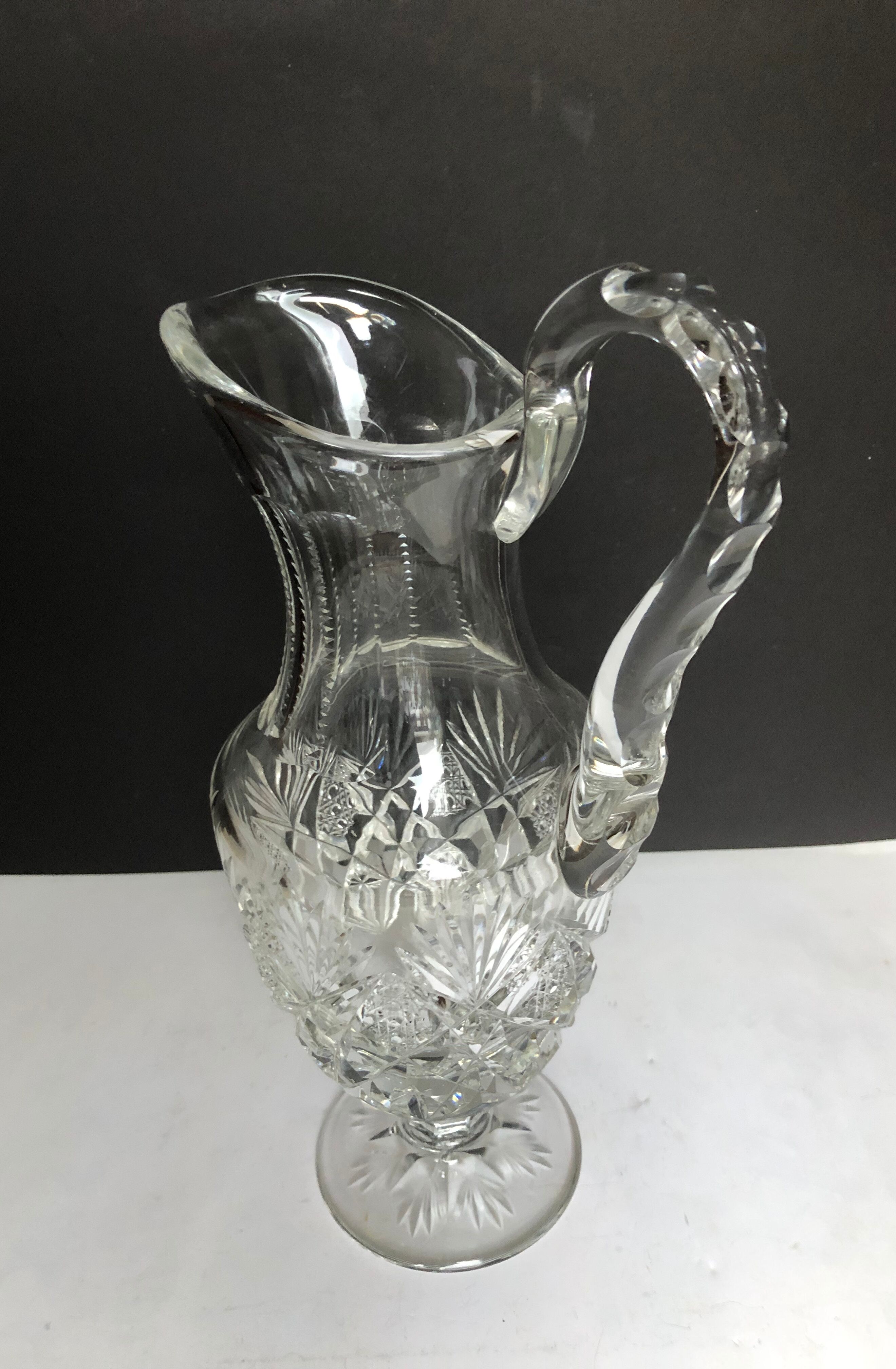 St. Louis crystal pitcher