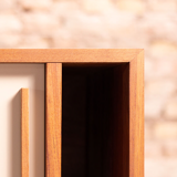 TV stand / Teak enfilade with vinyl storage