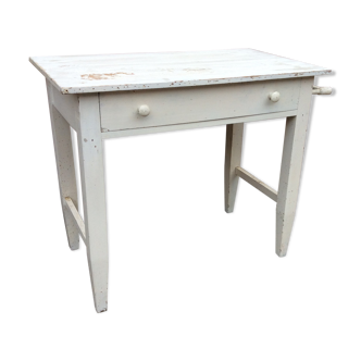 Table de ferme shabby chic vintage