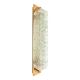Luxury Gold 24k Wall Sconces With Green “Graniglia” Murano Glass Set of Two