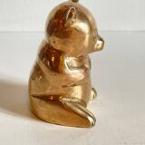 Small bear in solid brass vintage