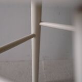 Scandinavian vintage white chairs