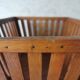 Old wooden basket