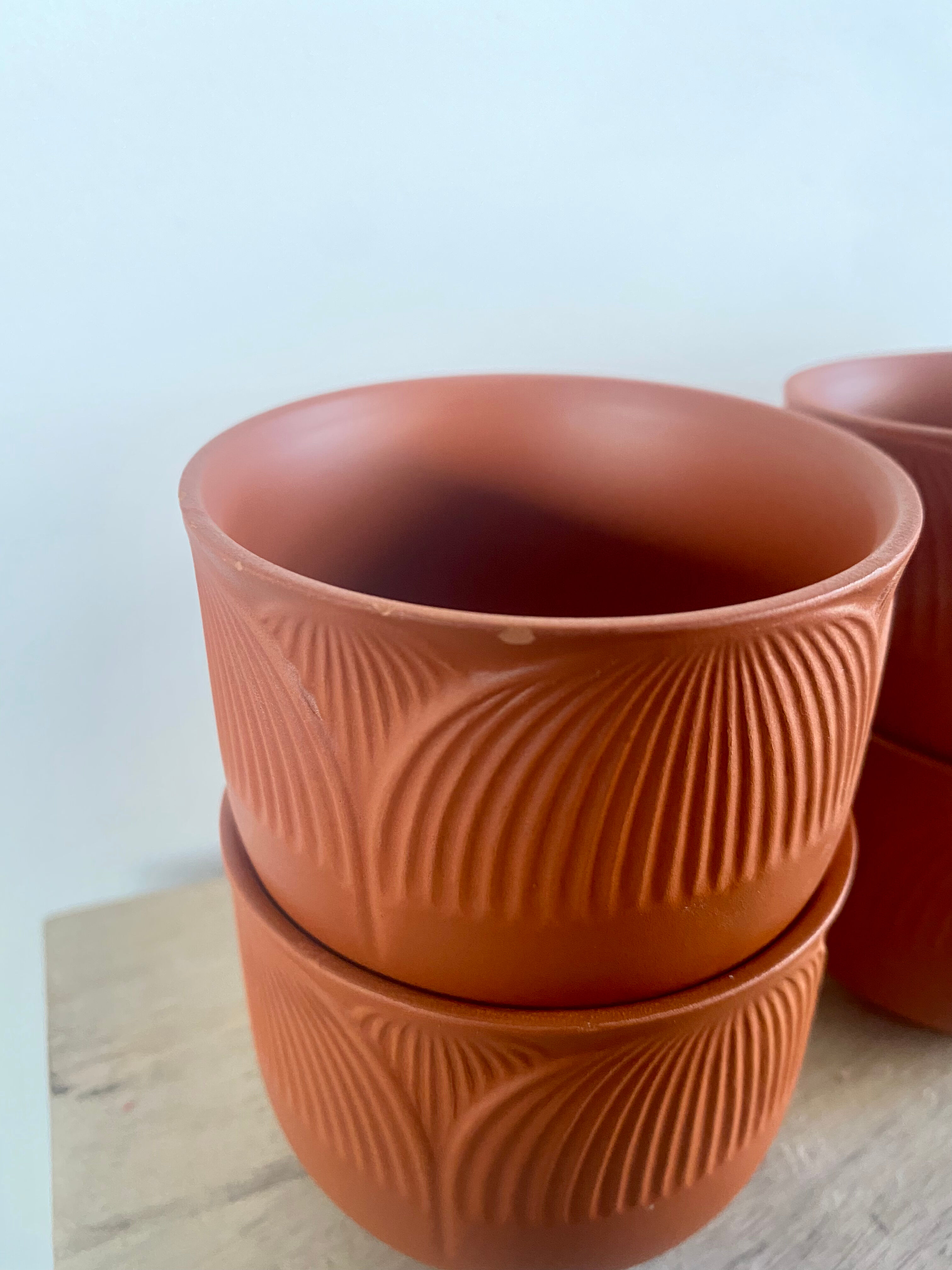 Terracotta tea set