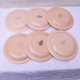 6 Betty Longwy soup plates