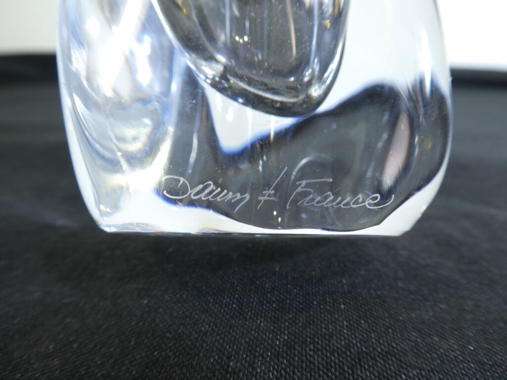 Daum crystal vase