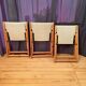 Set of three Kon-Tiki chairs designed by Gillis Lundgren, Ikea, Sweden, 197