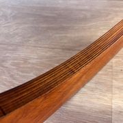 1940s rare design organic rocking chair - czechoslovakia