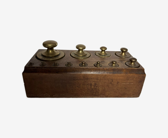 Brass weight box