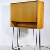 Teak secretary highboard from WK Möbel, 1960s