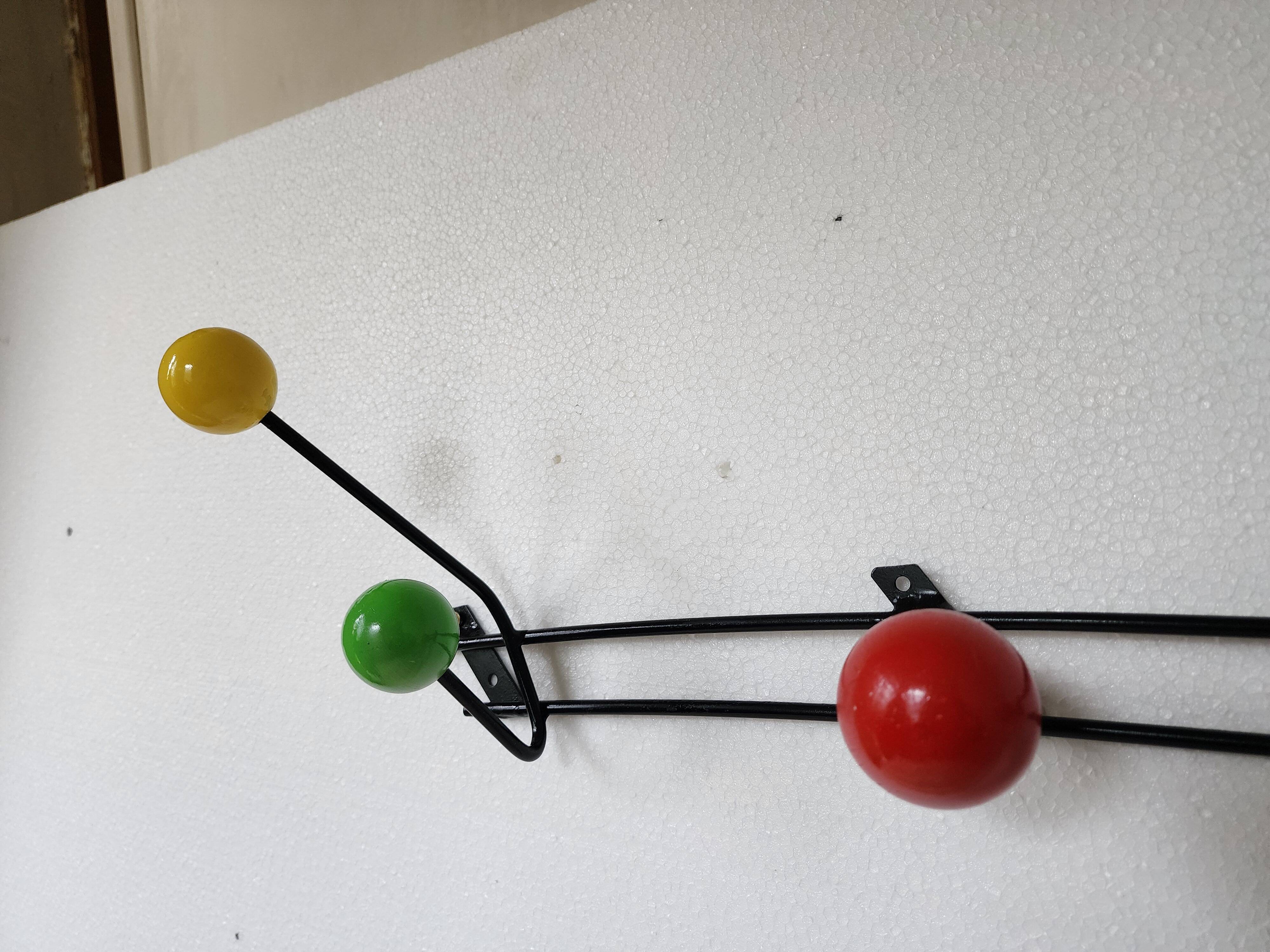 Vintage wall coat rack