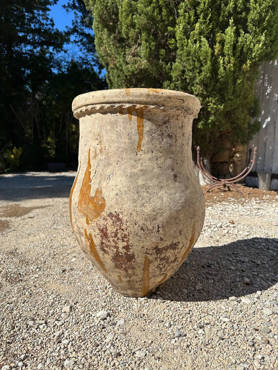 Terracotta pottery jar