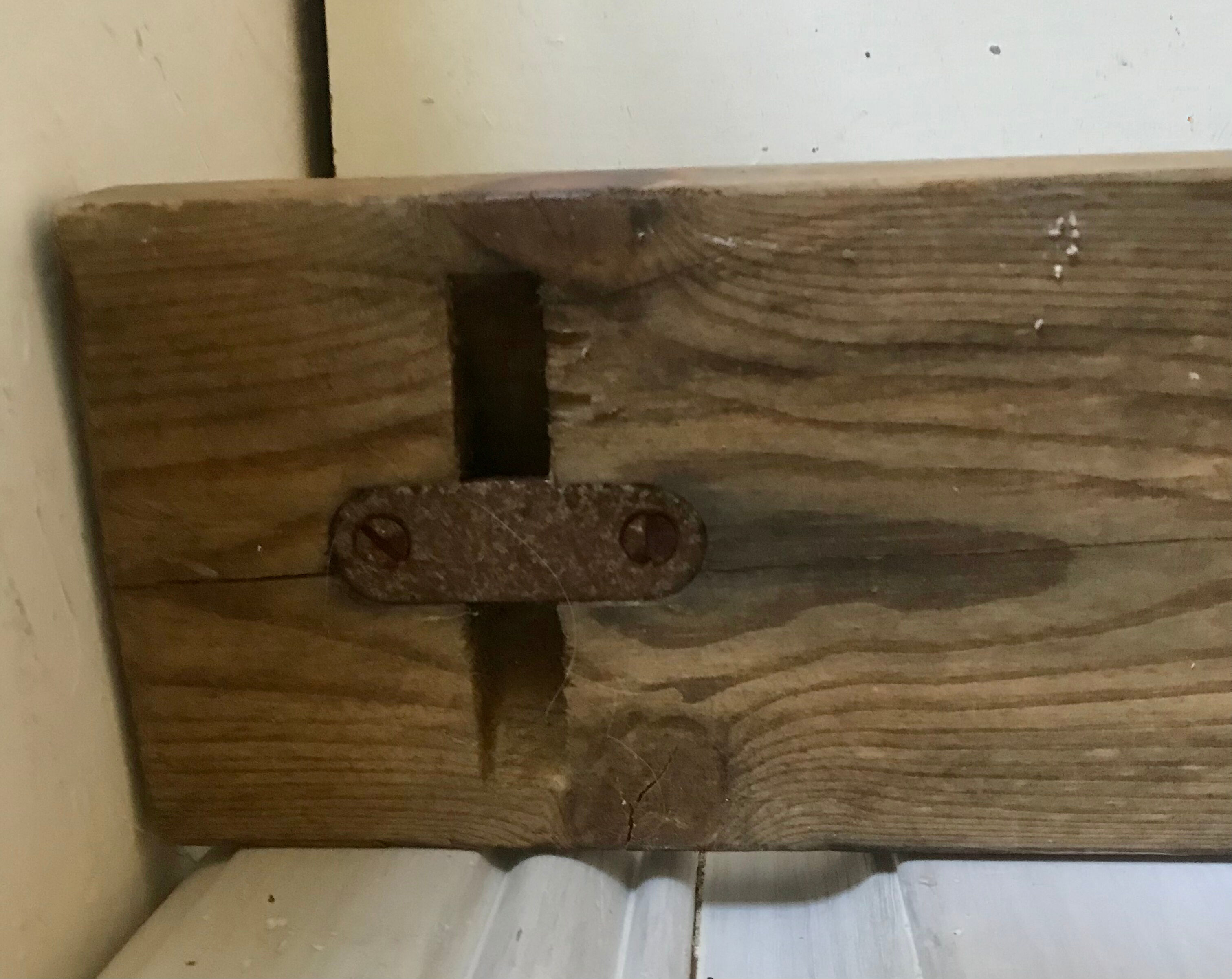Vintage wooden coat rack