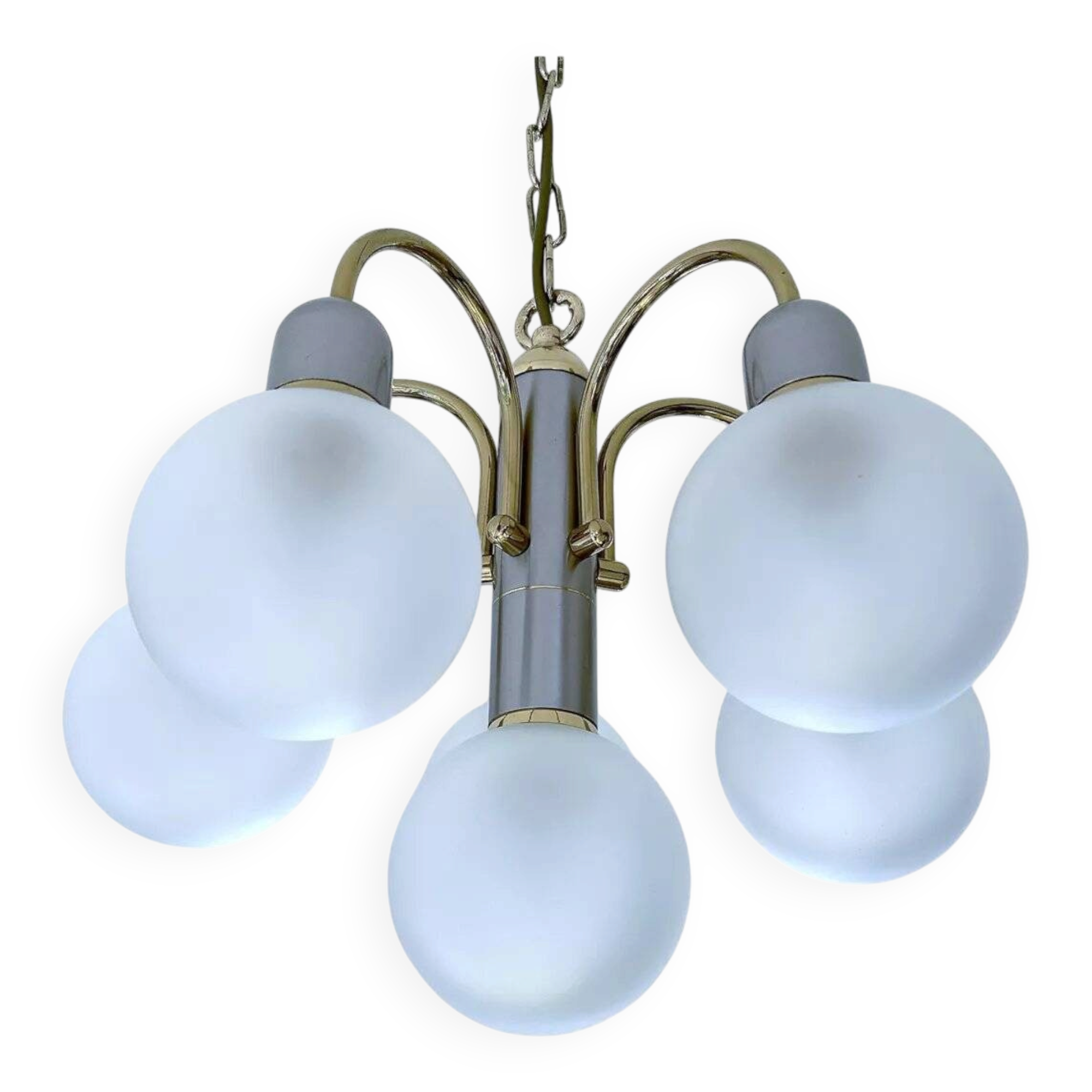 Lustre vintage de l'ère spatiale, années 1970