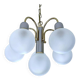 Lustre vintage de l'ère spatiale, années 1970