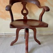 Sailor's armchair in swivel teak