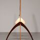 Danish mid-century praying mantis floor lamp – Rispal style