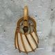 Vintage rattan wall lamp 1950