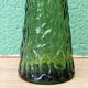 Vase haut en verre givré