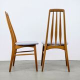 Set of 6 eva vintage chairs in Teak Niels Koefoe Hornslet Midcentury 60s