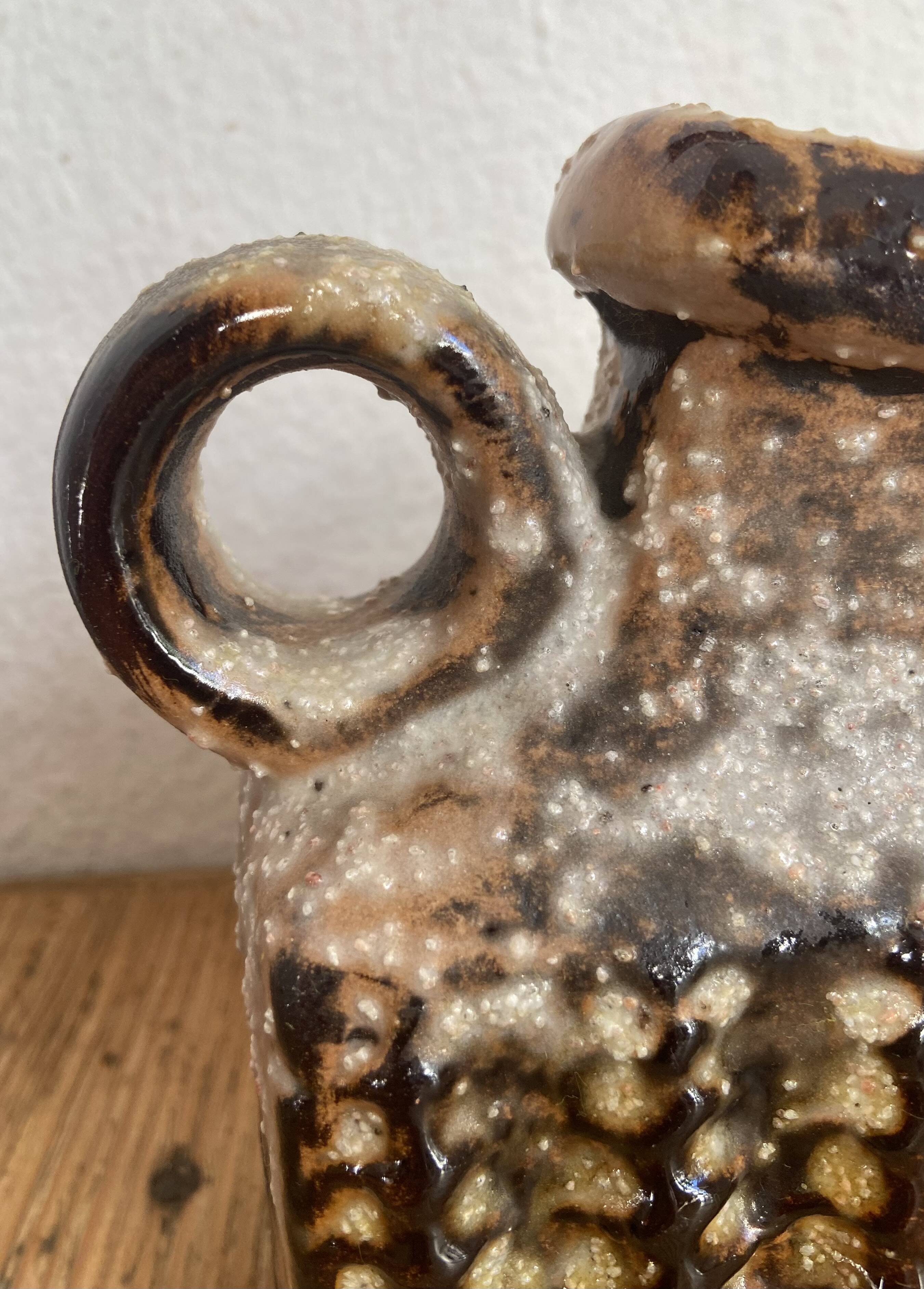 Ceramic vase "Cartens Tönnieshof" West Germany 1960s