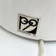 White ceramic table lamp by Perdomello 70, 1970