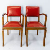 Paire de fauteuils Bridge
