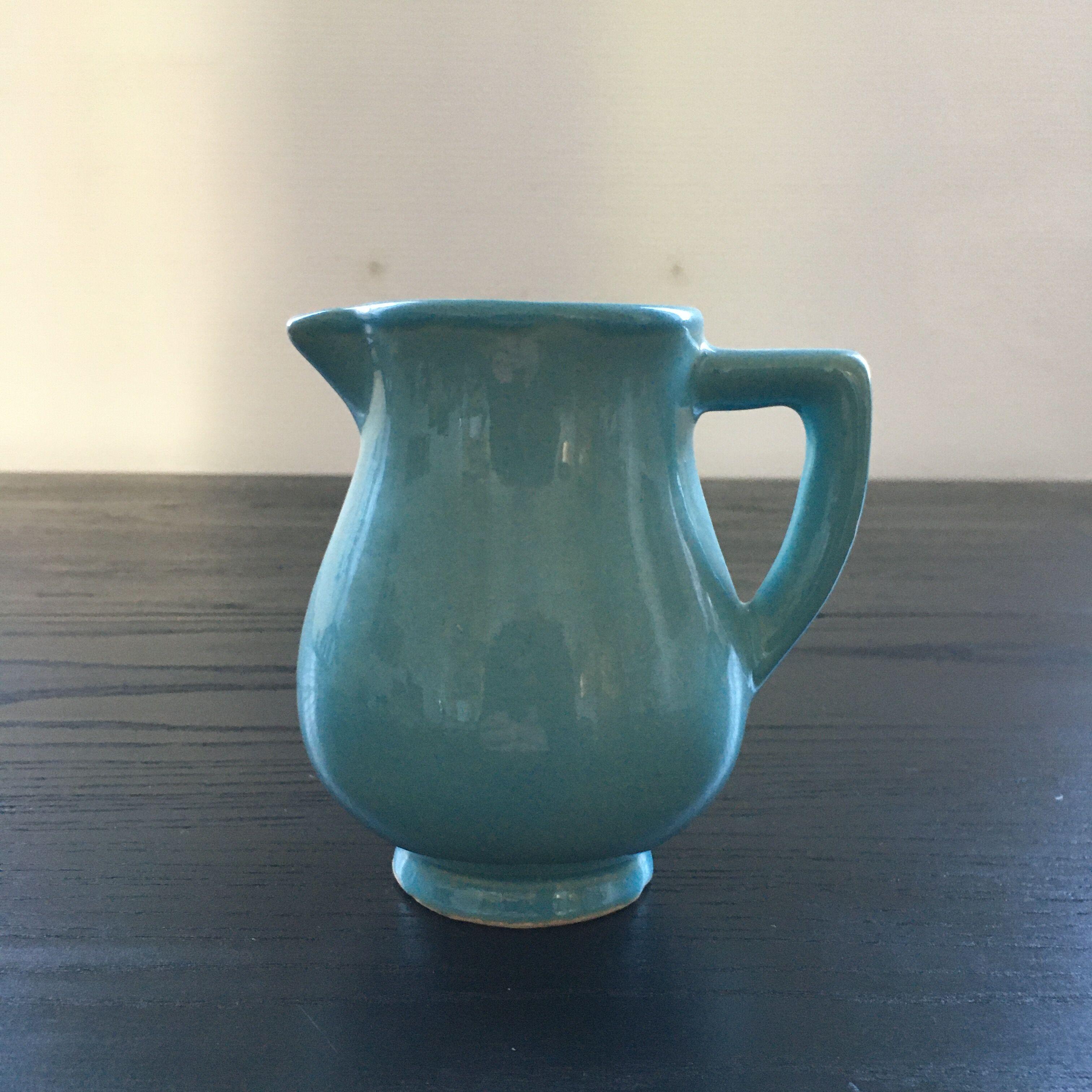Sky blue pitcher