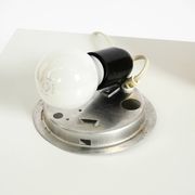Original 1970s moon rock table lamp by André Cazenave for Tecta