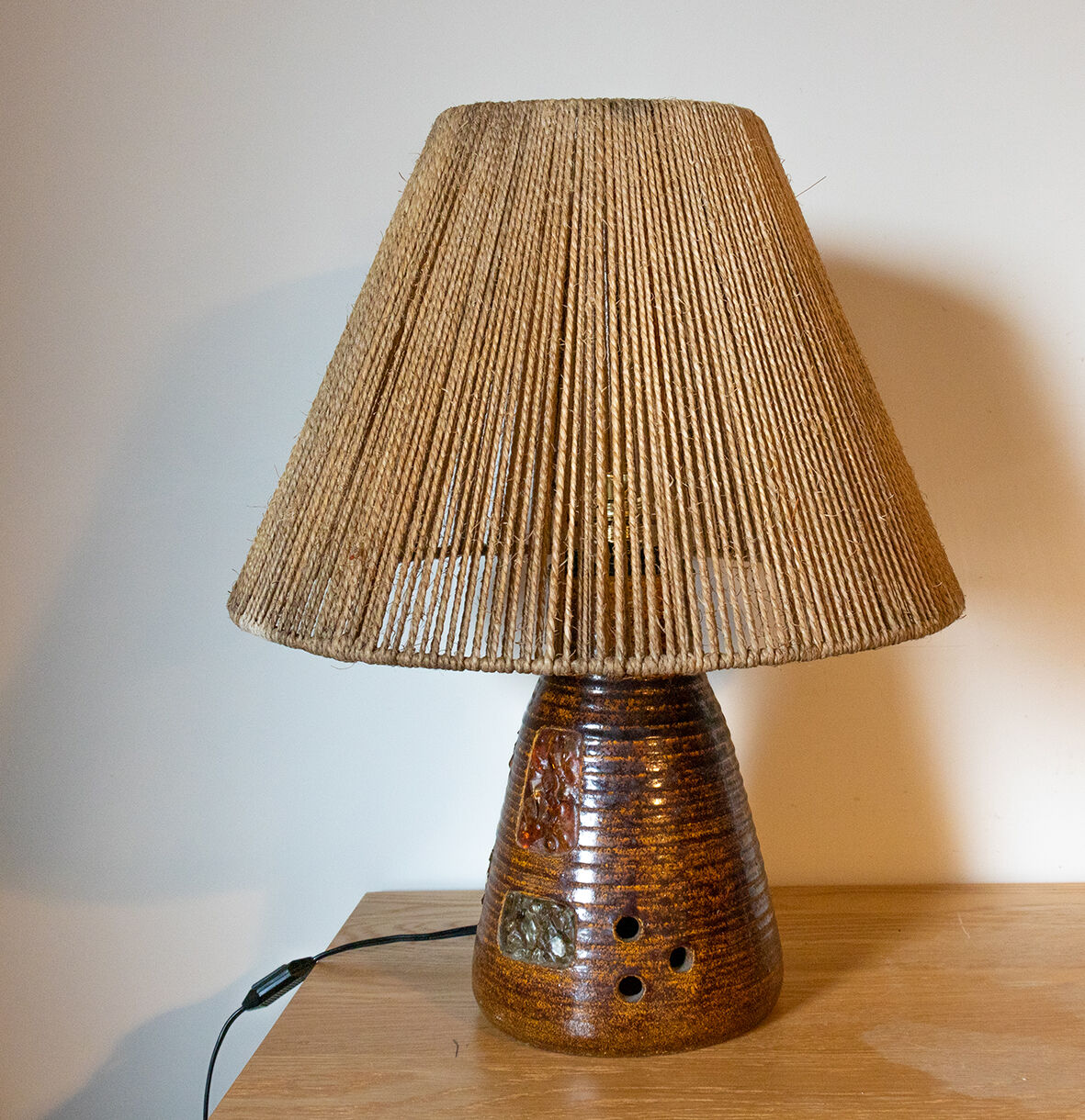 Ceramic and resin lamp 1960