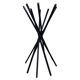 Vintage Zanotta Sciangai Adjustable Clothes Stand with Frame in Black Ash, 1973