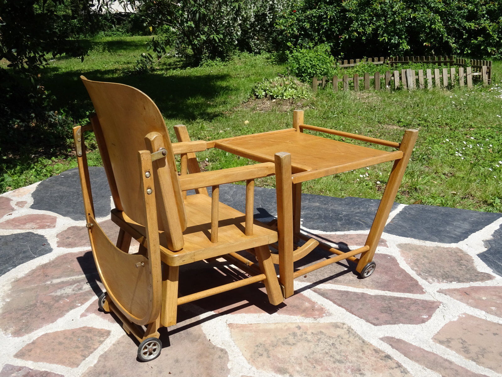 Chaise haute bébé Baumann
