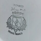 3 assiettes "Monaco" Salins
