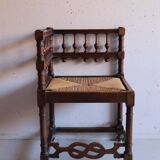Vintage fireplace corner chair
