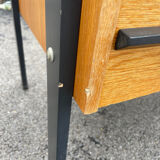 Vintage modernist desk 1950-60 wood