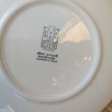 Six assiettes à dessert Gien