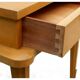 Table de chevet vintage 1950 bois clair