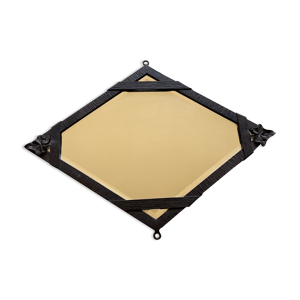miroir art déco en fer